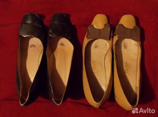 Туфли винтаж 60х годов 2 пары и чемодан СССР