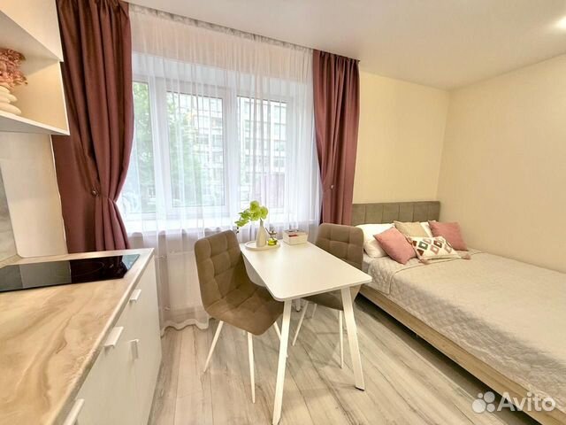 

Квартира-студия, 25 м², 4 кровати