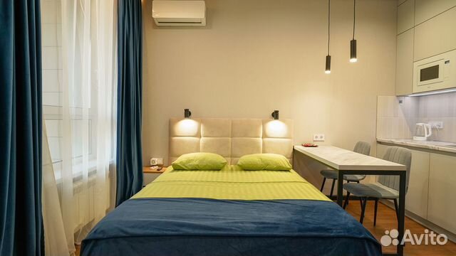 

Квартира-студия, 32 м², 2 кровати
