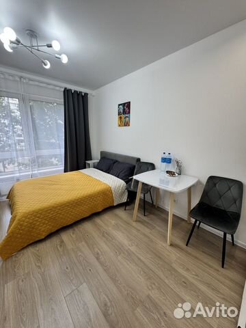 

Квартира-студия, 29 м², 1 кровать