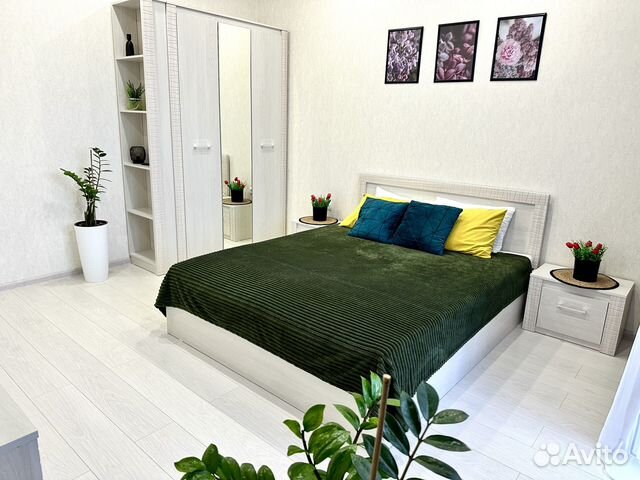 

1-к. квартира, 54 м², 2 кровати