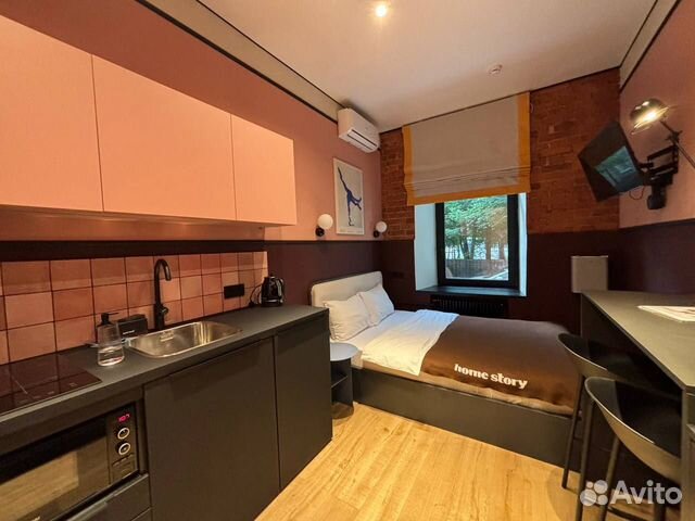 

Квартира-студия, 14,4 м², 1 кровать