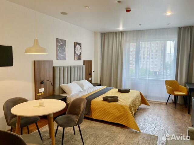 

Квартира-студия, 35 м², 2 кровати