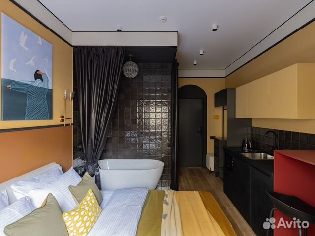 

Квартира-студия, 15,3 м², 1 кровать