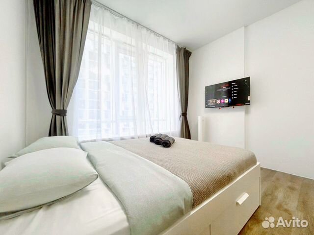 

Квартира-студия, 35 м², 2 кровати