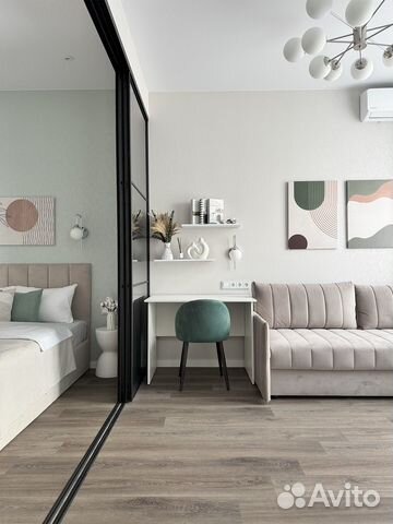 

1-к. квартира, 41 м², 2 кровати