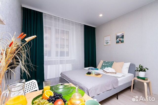 

Квартира-студия, 27,5 м², 1 кровать
