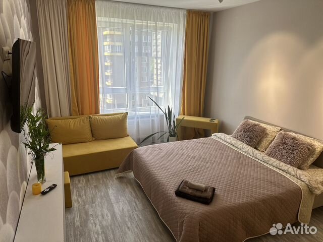 

1-к. квартира, 40 м², 2 кровати
