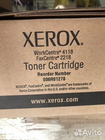 Картридж Xerox workcentre 4118/ faxcentr 2218