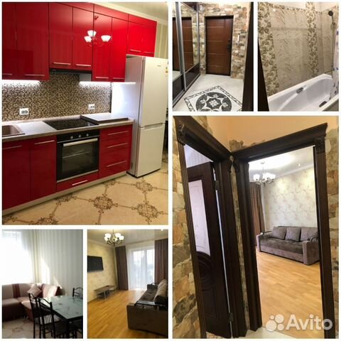 

1-к. квартира, 45 м², 2 кровати