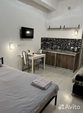 

Квартира-студия, 25 м², 2 кровати