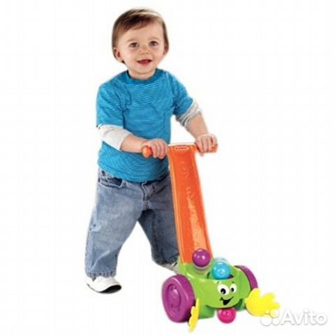 Игрушка- каталка Fisher Price с шариками и музыкой