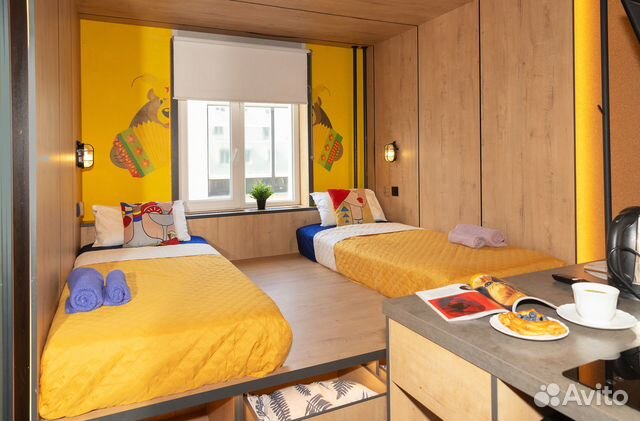 

Квартира-студия, 16 м², 2 кровати