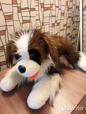 Игрушка большая мягкая собака