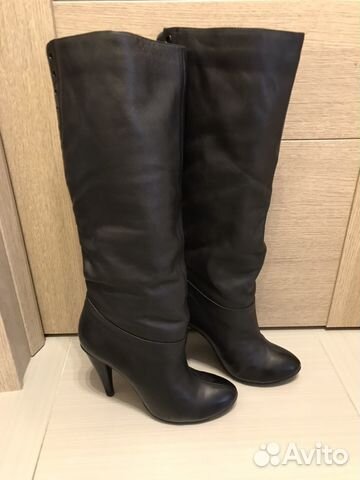 Сапоги кожаные зимние Corsocomo