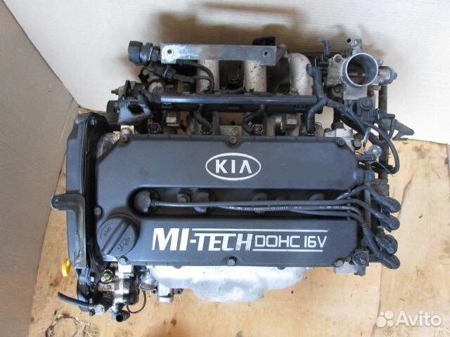 Двигатель из Кореи Kia Spectra Sedan 1.6 S6D S5D