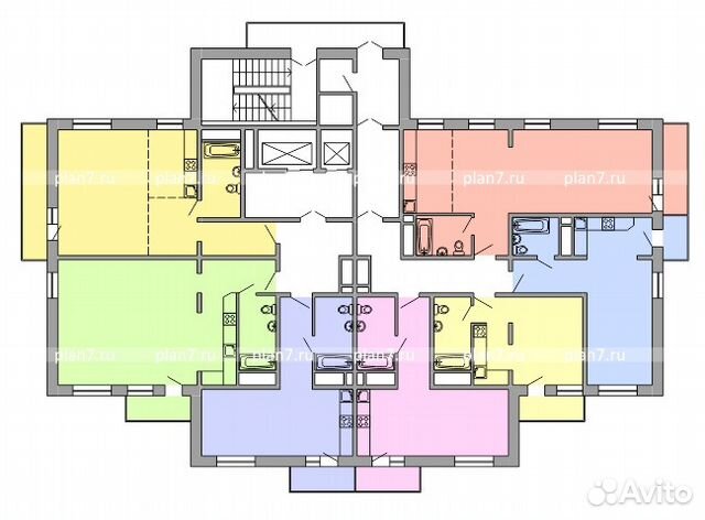 2-к квартира, 59 м², 3/16 эт. 2-к квартира, 59 м², 3/16 эт.