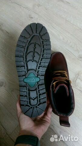 Ralph Lauren кожаные ботинки, 42-43, новые