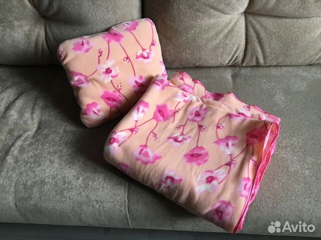 Комплект из флиса: подушка+одеяло