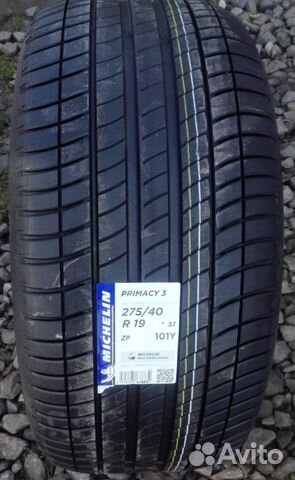 Новые Michelin Primacy 3 275/40R19 ZP ранфлеты