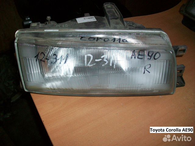 Фара на Toyota Corolla (Тойота Королла) AE90