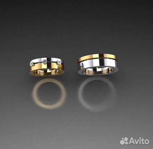 Золотое обручальное кольцо с бриллиантами Золотое обручальное кольцо с бриллиантами