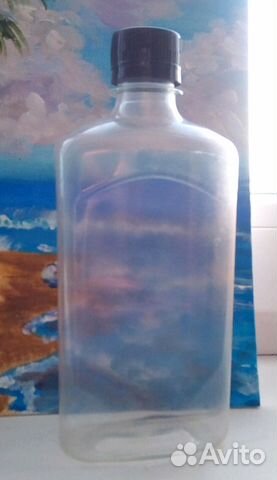 Пэт бутылки (фляжка) 0,5л с крышкой, новые Пэт бутылки (фляжка) 0,5л с крышкой, новые