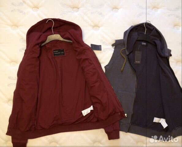 Pull and Bear синий жилет Новый