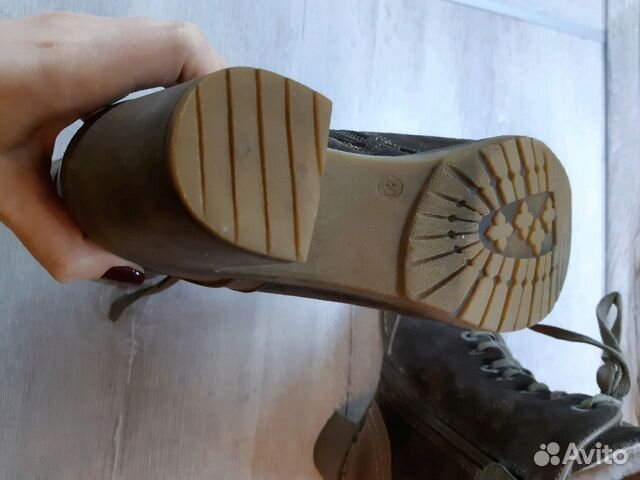 Полусапожки нат.замша Полусапожки нат.замша