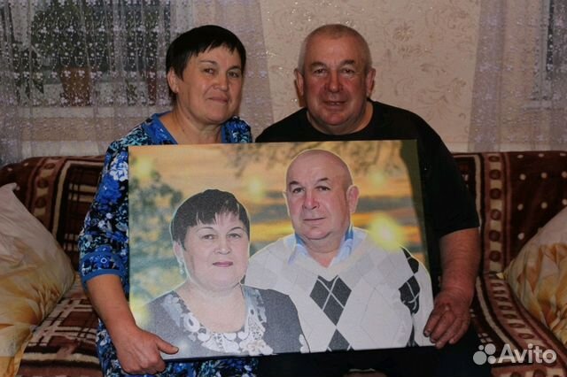 Арт портрет на холсте