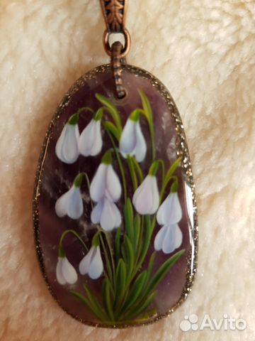 Кулон ручная роспись 