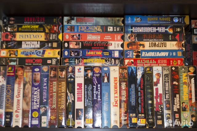 Фильмы на VHS видеокассетах
