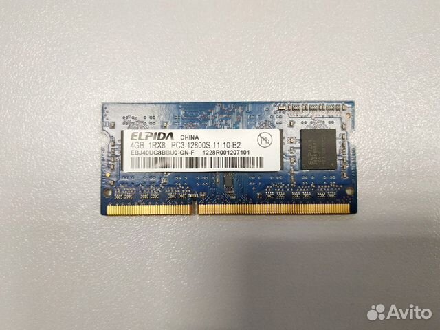 Оперативная память Elpida SO-dimm DDR3 4Gb 1600MHz