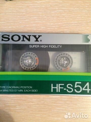 Аудиокассеты sony HF-S