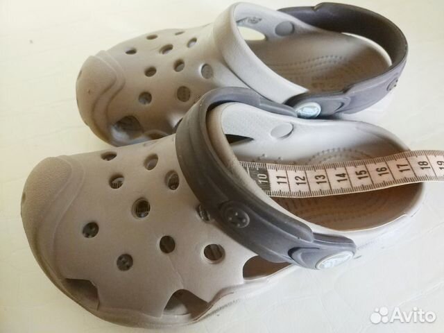 Сабо Crocs бежевые для мальчика. Оригинал