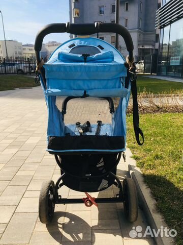 Коляска Valco Baby Snap 4 голубая +летний матрасик