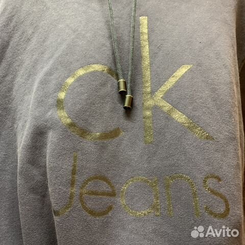 Синяя толстовка Calvin Klein (S)