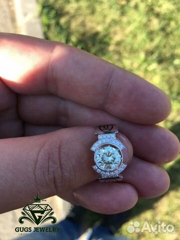 Новое золотое кольцо мужское с брил 0.25 ct Новое золотое кольцо мужское с брил 0.25 ct