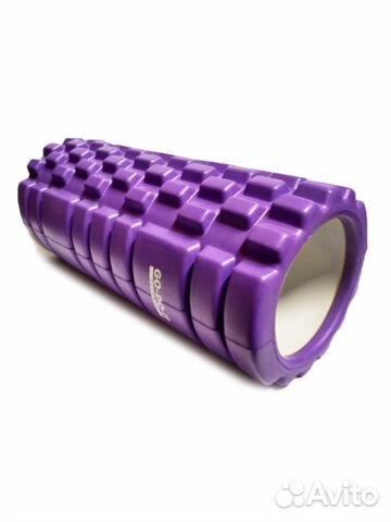 Ролик массажный цилиндр 33 x 14 см фиолетовый