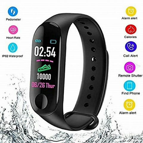 Фитнес-браслет M3 MY device mylife водонепроницаем