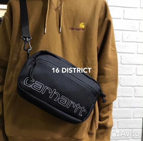 Сумка на пояс на плечо бананка carhartt