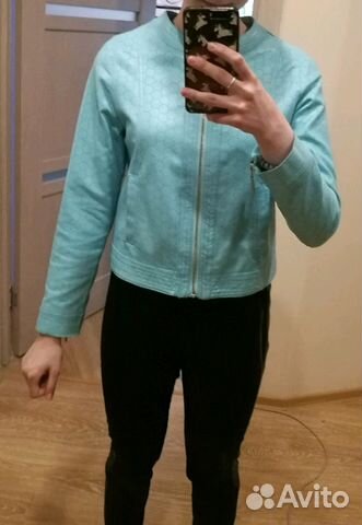 Кожаная мятная куртка orby Подростковая Кожаная мятная куртка orby Подростковая