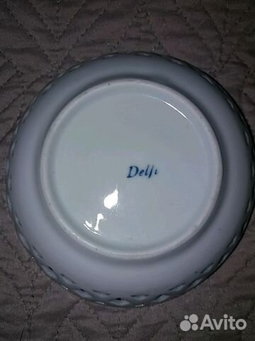 Блюдце Прорезной Фарфор Delft Holland