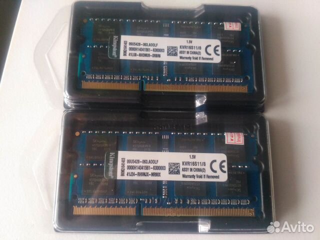 Sodimm DDR3 1600, 2шт. по 8GB