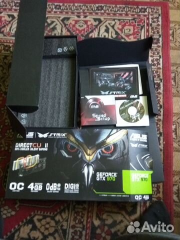 Видеокарта asus GeForce GTX 970 strix