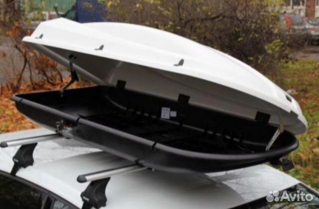 Аэродинамический автобокс на крышу автомобиля