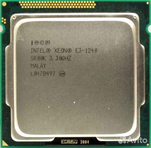 Продам процессор Xeon E3 1240 (i7 2600) LGA 1155