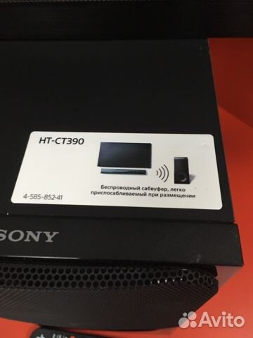 Саундбар Sony ht-ct390
