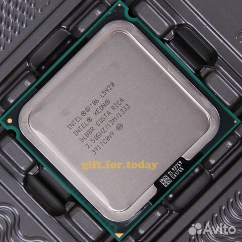 Xeon l5420 4 ядра + кулер 775 сокет