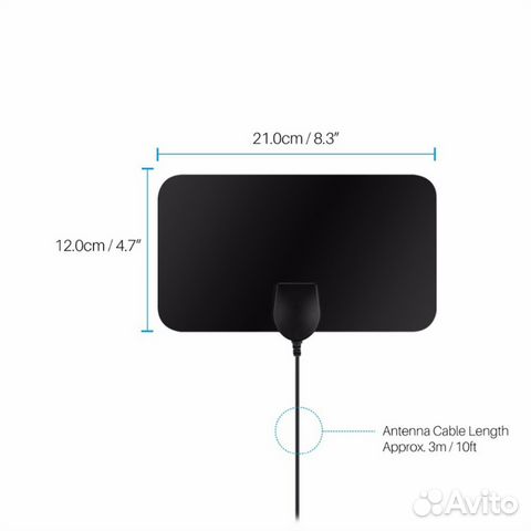 Цифровая антенна DVB-T2 с усилителем